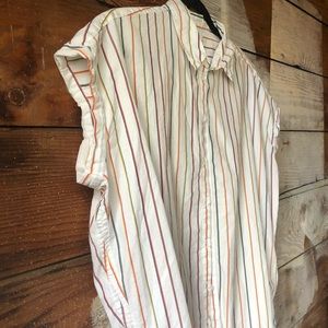 Madewell Tops - Madewell Striped Size Small Cotton Button Blouse Madewell Tops - Madewell Striped Size Small Cotton Button Blouse